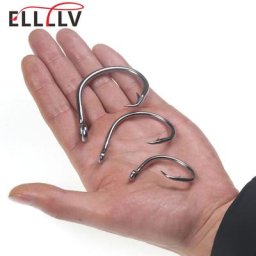 KELV-Hameçon Circulaire RapDuty en Acier Inoxydable pour Pêche à la Traîne en Eau Salée pour Thon
