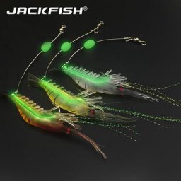JACKFISH-Leurre de pêche souple Shoous appât Élavec crochet pivotant matériel de pêche puissance