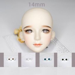 BJD-Yeux en verre au beurre globe oculaire accessoires en verre offre spéciale cadeau pour