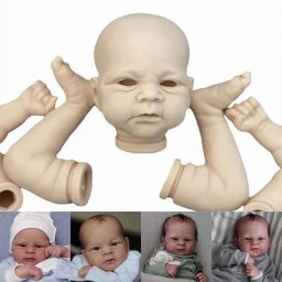 Elijah-Kit de beurre en vinyle Reborn pièces de beurre non finies toucher doux et flexible jouets