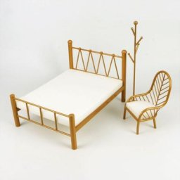 Porte-manteau en métal pour chaise de lit de poupée accessoires pour Blyth Barb 30cm 1/6