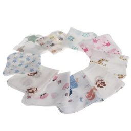 Serviette pour bébé 28x28cm 10 pièces mouchoir en mousseline deux couches