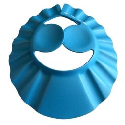 Bonnet de bain ajustable pour enfants protège-oreilles doux en EVA adapté à la peau pour le