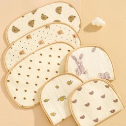 Oreillers en mousseline de coton pour bébé serviette de gaze pour nouveau-né Burp trucs pour