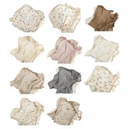 Couverture à langer pour nouveau-né couverture de douche pour bébé à absorption élevée serviette