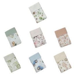 Couverture d'emmaillotage en coton gaufré pour bébé serviette d'allaitement pour nouveau-né