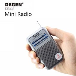 JINSERTA – récepteur Radio FM AM DE333 Mini poignée Portable format de poche deux bandes