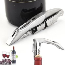 Ouvre-bouteille de vin en acier inoxydable tire-bouchon Sommelier décapant de liège ami de