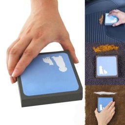 Leges-Épilation pour animaux domestiques brosse à tapis mousse éponge nettoyant ménage sièges