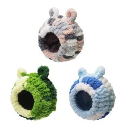 Q0KF – nid d'oiseau en peluche perroquets hamacs d'hiver maison Cage à oiseaux accessoires de