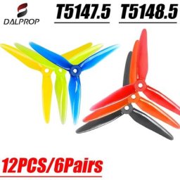 FOXEER-DALPROP SpitFire T514PirT514 Hélice à 3 Lames de 7mm Accessoires d'Équilibre ociamique CW