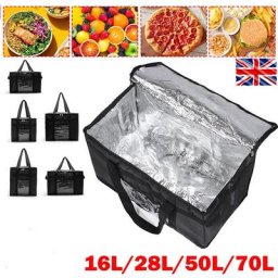 Sac isotherme thermique à fermeture éclair pour aliments boîtes à clics grands sacs frais