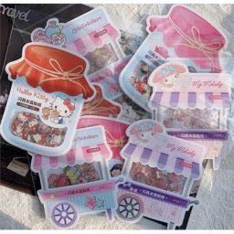 Autocollants Kawaii Staacquersing pour scrapbooking étiquettes décoratives pour journal intime