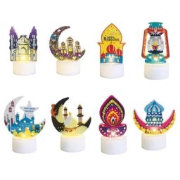 Lanterne Décorative du Ramadan Lampes à Bougie Lumières de Bar
