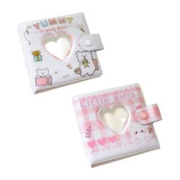 Porte-cartes photo 3 pouces 40 livres de collection classeur de poche stockage d'images G2AB