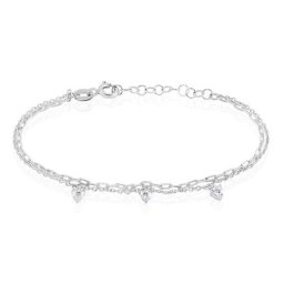 Bracelet Laetita Argent Oxyde