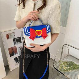 Sacs à main Sailor Moon Bowvétérans t pour jeunes filles sacs à main Kawaii initiés sac à