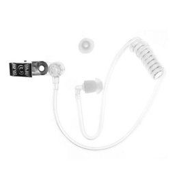 Tube à air acoustique à bobine avec clip en métal remplacement pour casque d'écouteur radio