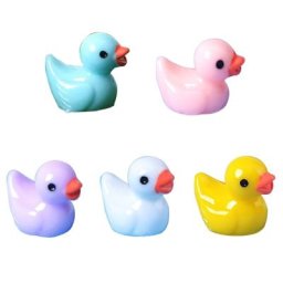 Mini canard en résine ornement artisanal figurines miniatures 50 pièces