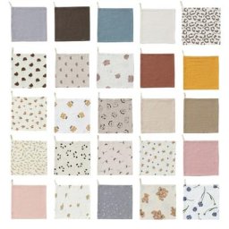 Bavoir à motif dessin animé pour nouveau-né serviette très absorbante pour manger et bave