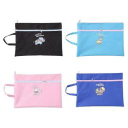 Sac de fichiers multifonctionnel pochette à Double couche à fermeture éclair sac de documents au