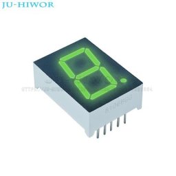 10 pièces 10Pins 8106AGG 8106BGG 0.8 Pouces 1 Chiffre Bits 7 Segment diversifier vert LED Affichage