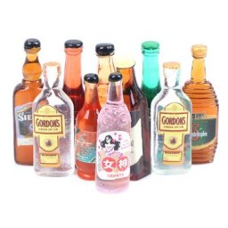 Boissons miniatures maison de courses vin beurre accessoires alimentaires de cuisine modèle