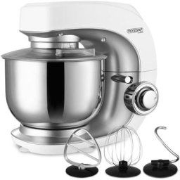 Monzana Robot de cuisine Noblesse argent 1000W 4,5L