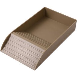 Grand plat d'alimentation pour tortues de reptiles avec rampe et plate-forme pour se prélasser Bol