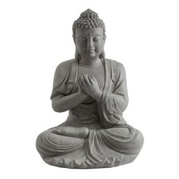 Nortene - Statue décorative buddha en fibre de verre et argile - 60 cm