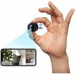 Mini Camera Cachee Enregistreur Petite,Full hd 1080P Micro Camera de Surveillance WiFi,Caméra Video