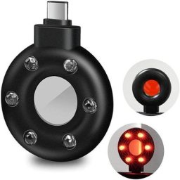 Mini détecteur de caméra espion sans fil - Micro appareil photo de poche - Pour voyage, hôtel,