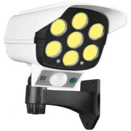 Erqvhqv - Caméra de surveillance interieur / exterieur Simulation Surveillance Caméra Solaire Corps