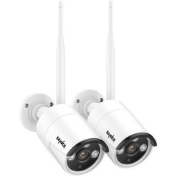 Sannce - WiFi Caméra de Surveillance ip Caméra sans Fil 3MP 2 Caméras de Vidéosurveillance sécurité