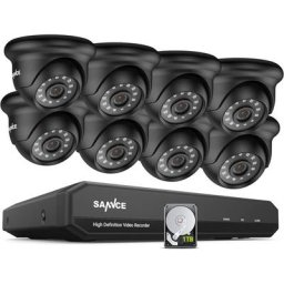 Kit de vidéosurveillance 8 canaux dvr ahd 1080P + 8 Caméras 1080P pour extérieur 2MP cctv Système