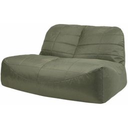Veeva - Pouf Canapé Vista, xxl Poufs d'intérieur et d'extérieur, Vert Olive - Vert Olive