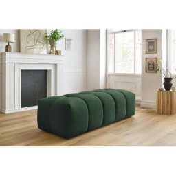 Pouf Bobochic Pouf mont-blanc tissu Vert - Vert