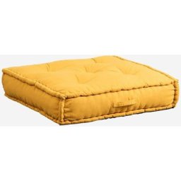 Sklum - Coussin de Canapé Modulable en Coton Dhel Jaune Albero - Jaune Albero