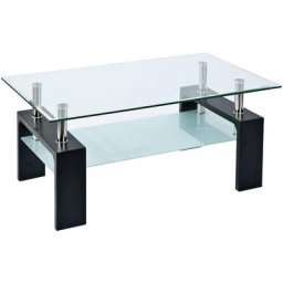 Danit Table basse 1 tablette, noir. - Noir