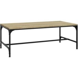 Table basse de salon, Table Café, Chêne sonoma 100x50x35 cm Bois d'ingénierie OIB8057E - Brun