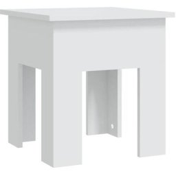 Table basse de salon, Table Café, Blanc 40x40x42 cm Aggloméré OIB9475E - Blanc