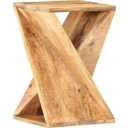 Table d'appoint 35 x 35 x 55 cm Bois de manguier massif