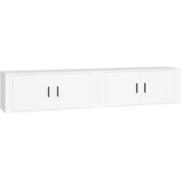 Vidaxl - Meubles tv muraux 2 pcs blanc 100x34,5x40 cm White