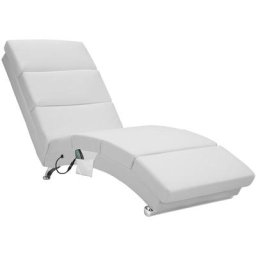 Casaria - Méridienne London Chaise longue d'intérieur design avec fonction de massage chauffage
