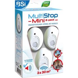 BSI - Ultrasons 'MultStop Mini' Pack 3 pièces. Répulsif. 64308