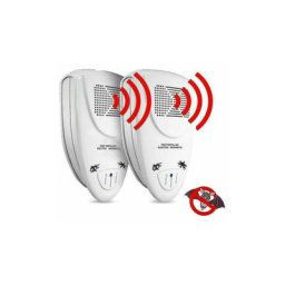 Wenh - Lot de 2 répulsifs à ultrasons pour chauves-souris – Débarrassez-vous des chauves-souris en