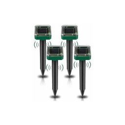Alwaysh - Lot de 4 Répulsifs Solaires à Ultrasons, Répulsif Anti-Taupes Solaire Souris Repeller
