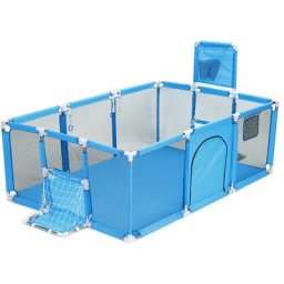 Parc Bébé, Barrière de Sécurité Portail Parc XXL, Parc Bébé en Plastique  Ecologiques,Grille de Protection en Plastique avec Porte - Adapté aux  Enfants de 0 à 6 Ans (14 Panneaux?