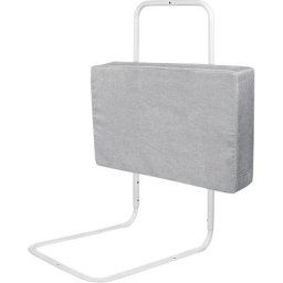 Barrière de Lit pour Bébé Enfants Gris Sécurité Softpack avec 5 Trous Hauteur Réglable Protection