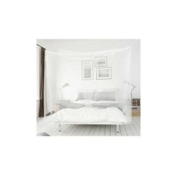 Moustiquaire rectangulaire baldaquin pour lit double